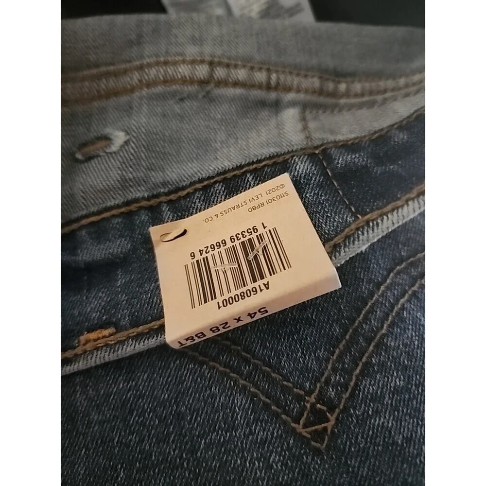 Levi's Western Workwear Fit Jeans Stretch Big & Tall 54x28 NWT New Denim‎ L100